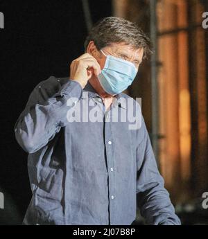 Gianni Morandi al Concerto Gli Invisibili, Piazza Grande, Bologna, 12/09/2020 Stockfoto