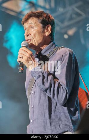 Gianni Morandi al Concerto Gli Invisibili, Piazza Grande, Bologna, 12/09/2020 Stockfoto