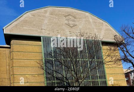 Altbau AEG Turbinenfabrik, Berlin Stockfoto