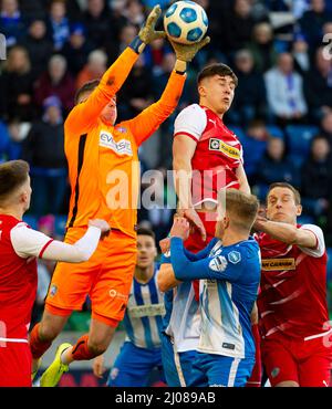 Cliftonville gegen Coleraine, Bet McLean League Cup Finale, 13.. März 2022 Stockfoto