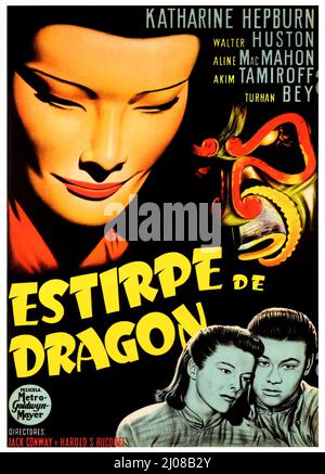 KATHARINE HEPBURN in DRAGON SEED (1944), Regie: JACK CONWAY und HAROLD S. BUCQUET. Kredit: M.G.M. / Album Stockfoto