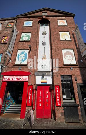 liverpool beatles Museum mathew Street liverpool, england, großbritannien Stockfoto