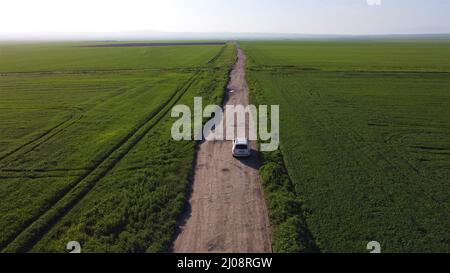 Horizont des Nationalparks Vashlovani, des Naturschutzgebietes Vashlovani Stockfoto