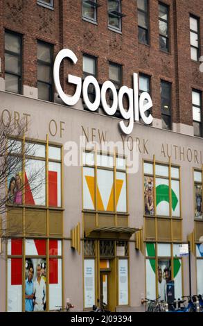 Google Hauptsitz in Chelsea Manhattan NYC Stockfoto