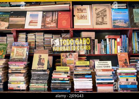 Bibliothek von Los Martyres (Libreria los Martyres) in der Altstadt von Cartagena, gegründet 1953, Kolumbien Stockfoto