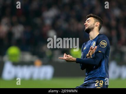 Lyon, Frankreich. 17. März 2022. Toni Martinez vom FC Porto während der UEFA Europa League, Runde 16, 2.-Bein-Fußballspiel zwischen Olympique Lyonnais (Lyon) und FC Porto am 17. März 2022 im Groupama-Stadion in Decines-Charpieu bei Lyon, Frankreich Credit: Live Media Publishing Group/Alamy Live News Stockfoto