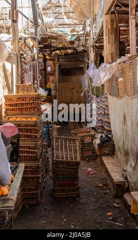 Arabischer traditioneller Bauernmarkt in Hurghada Stockfoto