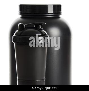 Wheyprotein Stockfoto