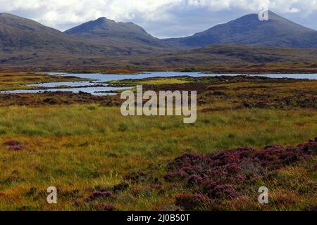 Loch Druidibeag, South Uist, Hebriden, Schottland Stockfoto