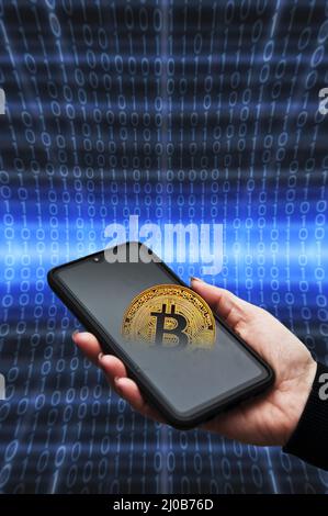 Krypto-Wallet-Konzept Stockfoto