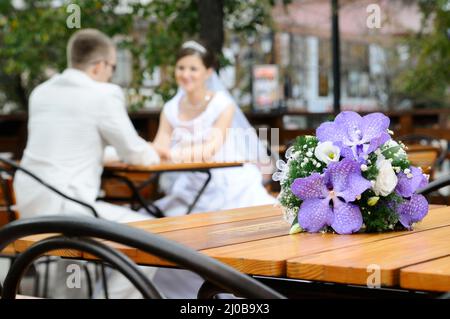 Hochzeitsblumen Stockfoto