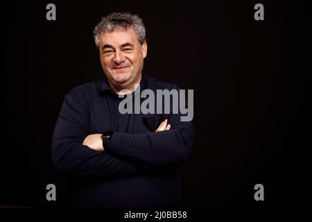 Potsdam, Deutschland. 17. März 2022. Gerd Nefzer, deutscher Spezialeffektkünstler, gedreht in einem Studio in Potsdam-Babelsberg. Quelle: Carsten Koall/dpa/Alamy Live News Stockfoto