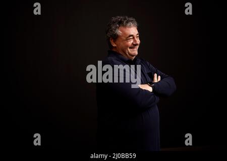 Potsdam, Deutschland. 17. März 2022. Gerd Nefzer, deutscher Spezialeffektkünstler, gedreht in einem Studio in Potsdam-Babelsberg. Quelle: Carsten Koall/dpa/Alamy Live News Stockfoto