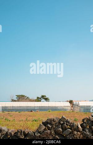 Jocheon-eup Farmdorf auf der Insel Jeju, Korea Stockfoto