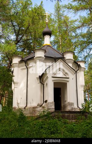 Skeet All Saints (Weißer Skit). Valaam Island Russland, Karelien Stockfoto