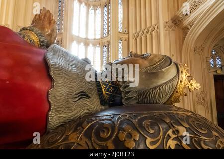 England, London, Westminster Abbey, Henry VIII's Lady Chapel, Grab der Margaret Douglas Gräfin von Lennox Stockfoto