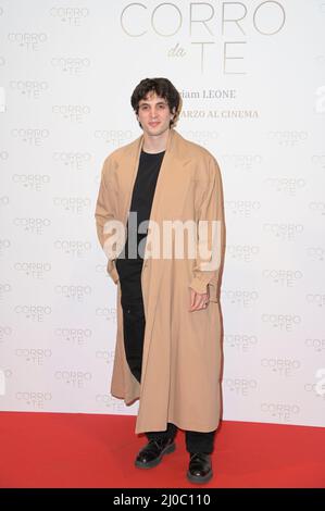 Giacomo ferrara besucht den roten Teppich der Premiere des Films Corro da te im Space Cinema. (Foto von Mario Cartelli / SOPA Images/Sipa USA) Stockfoto