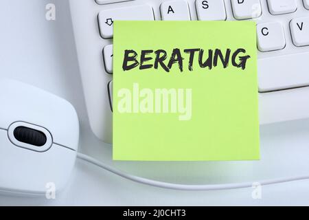 Consulting Consultant, Hilfe Support Beratung Problem Lösung Business Concept Maus Stockfoto