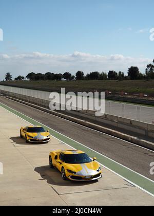 Ferrari 296 GTB mit Asseto Fiorano Pack Stockfoto