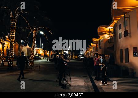 Sakhir, Bahrain. 18. März 2022. Paddock-Atmosphäre. 18.03.2022. Kredit: XPB Images Ltd/Alamy Live News Stockfoto