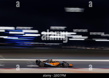 Sakhir, Bahrain. 18. März 2022. Lando Norris (GBR) McLaren MCL36. 18.03.2022. Kredit: XPB Images Ltd/Alamy Live News Stockfoto