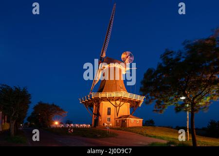 Greetsiel ist ein Landkreis der Gemeinde KrummhÃ¶rn im Landkreis Aurich in Niedersachsen. Stockfoto