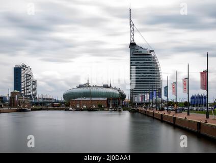 Klimahaus Bremerhaven - Bremerhaven. Stockfoto