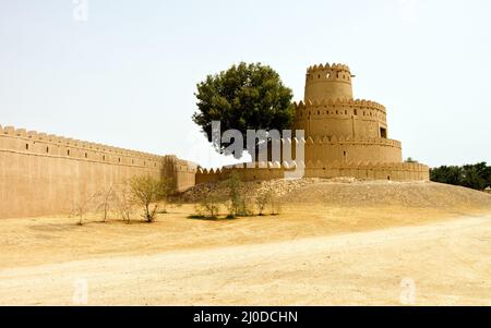 Abu Dhabi - Al-Jahili Fort. Stockfoto