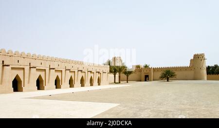 Abu Dhabi - Al-Jahili Fort. Stockfoto