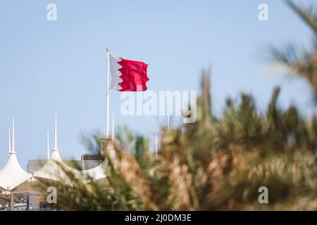 Sakhir, Bahrain. 18. März 2022. Track Impression, F1 Grand Prix of Bahrain auf dem Bahrain International Circuit am 18. März 2022 in Sakhir, Bahrain. (Foto von HIGH TWO) Quelle: dpa/Alamy Live News Stockfoto