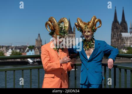 Parade am Christopher Street Day (CSD) Stockfoto