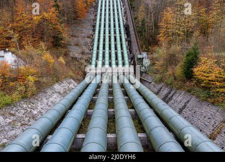 Wasserkraftwerk Stockfoto