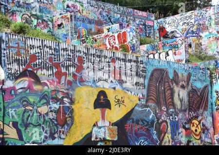 Hope Outdoor Gallery in Austin, Texas Stockfoto