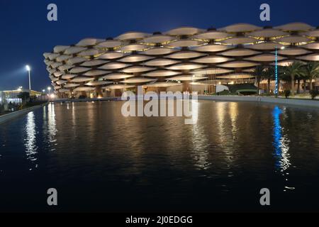 Basra, irak - 17. März 2022: Foto das große Fußballstadion in Basra Stockfoto