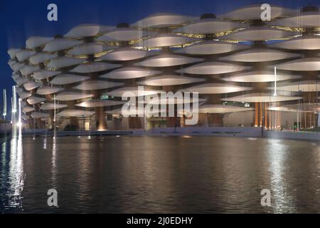 Basra, irak - 17. März 2022: Foto das große Fußballstadion in Basra Stockfoto