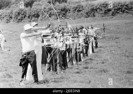 Gala, Beenham, Berkshire, Juli 1980. Stockfoto