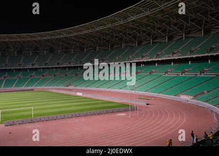 Basra, irak - 17. März 2022: Foto das große Fußballstadion in Basra Stockfoto