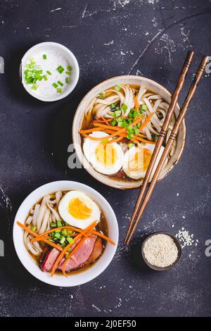 Japanische ramen Schüssel Stockfoto