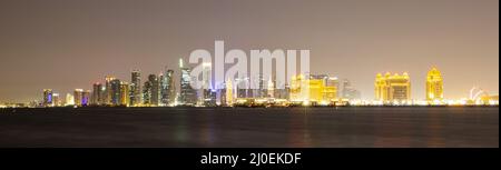 West Bay von Doha, Katar Stockfoto