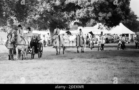 Gala, Beenham, Berkshire, Juli 1980. Stockfoto