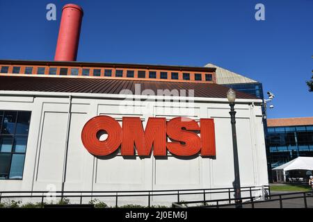 Oregon Museum of Science & Industry (OMSI) in Portland, Oregon Stockfoto