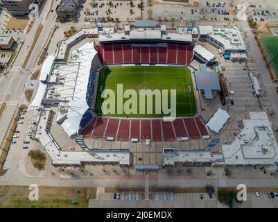 Frisco, Texas, USA. 18. März 2022. Das Toyota Stadium ist Austragungsort des Fußballspiels Portland Timbers gegen Dallas FC in Frisco, Texas, USA. (Bild: © Walter G. Arce Sr. Bild: ZUMA Press, Inc./Alamy Live News Stockfoto