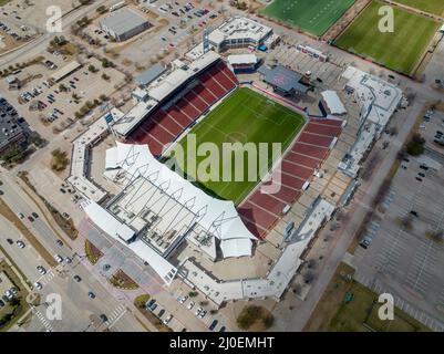 Frisco, Texas, USA. 18. März 2022. Das Toyota Stadium ist Austragungsort des Fußballspiels Portland Timbers gegen Dallas FC in Frisco, Texas, USA. (Bild: © Walter G. Arce Sr. Bild: ZUMA Press, Inc./Alamy Live News Stockfoto