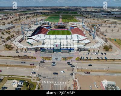 Frisco, Texas, USA. 18. März 2022. Das Toyota Stadium ist Austragungsort des Fußballspiels Portland Timbers gegen Dallas FC in Frisco, Texas, USA. (Bild: © Walter G. Arce Sr. Bild: ZUMA Press, Inc./Alamy Live News Stockfoto