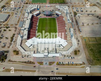 Frisco, Texas, USA. 18. März 2022. Das Toyota Stadium ist Austragungsort des Fußballspiels Portland Timbers gegen Dallas FC in Frisco, Texas, USA. (Bild: © Walter G. Arce Sr. Bild: ZUMA Press, Inc./Alamy Live News Stockfoto