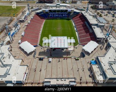 Frisco, Texas, USA. 18. März 2022. Das Toyota Stadium ist Austragungsort des Fußballspiels Portland Timbers gegen Dallas FC in Frisco, Texas, USA. (Bild: © Walter G. Arce Sr. Bild: ZUMA Press, Inc./Alamy Live News Stockfoto