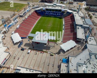 Frisco, Texas, USA. 18. März 2022. Das Toyota Stadium ist Austragungsort des Fußballspiels Portland Timbers gegen Dallas FC in Frisco, Texas, USA. (Bild: © Walter G. Arce Sr. Bild: ZUMA Press, Inc./Alamy Live News Stockfoto