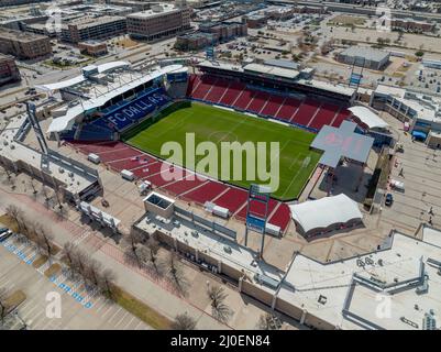 Frisco, Texas, USA. 18. März 2022. Das Toyota Stadium ist Austragungsort des Fußballspiels Portland Timbers gegen Dallas FC in Frisco, Texas, USA. (Bild: © Walter G. Arce Sr. Bild: ZUMA Press, Inc./Alamy Live News Stockfoto