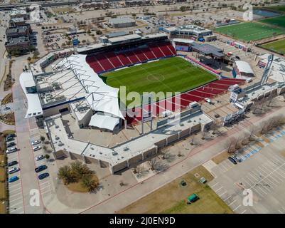 Frisco, Texas, USA. 18. März 2022. Das Toyota Stadium ist Austragungsort des Fußballspiels Portland Timbers gegen Dallas FC in Frisco, Texas, USA. (Bild: © Walter G. Arce Sr. Bild: ZUMA Press, Inc./Alamy Live News Stockfoto