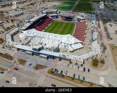 Frisco, Texas, USA. 18. März 2022. Das Toyota Stadium ist Austragungsort des Fußballspiels Portland Timbers gegen Dallas FC in Frisco, Texas, USA. (Bild: © Walter G. Arce Sr. Bild: ZUMA Press, Inc./Alamy Live News Stockfoto